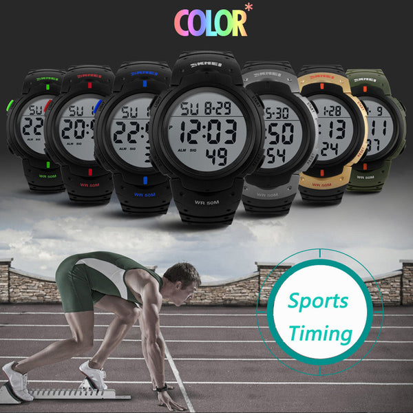 Digital LED Military Watch Men Fashion Casual