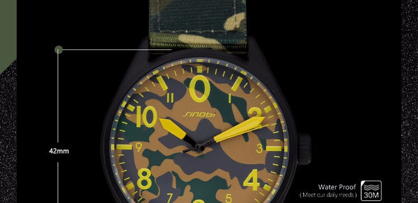 Military Camouflage Waterproof  watches