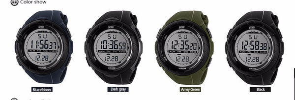 Military  Waterproof  Watches Alarm Shock Resistant