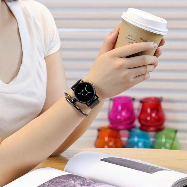 New Fashion Luxury Creative Leather    Watches