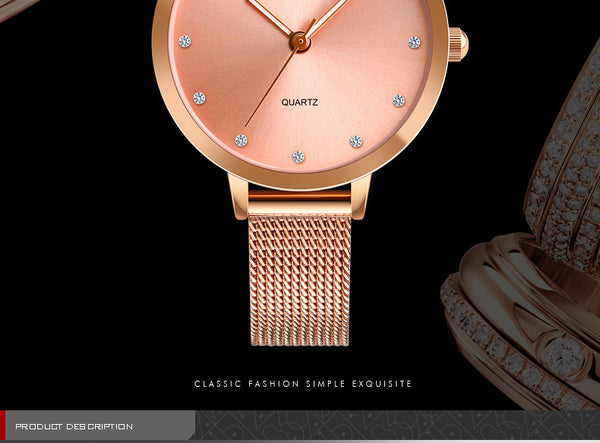 Luxury Waterproof Women New Fashion Watch