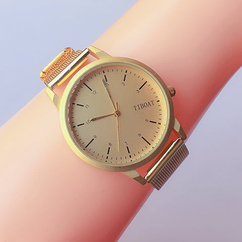 Gold Rose Gold watch  Stainless Steel Watches Ladies Fashion