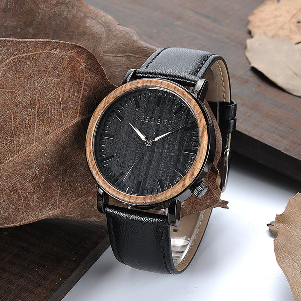 Wooden Metal Watch for Men Special Design