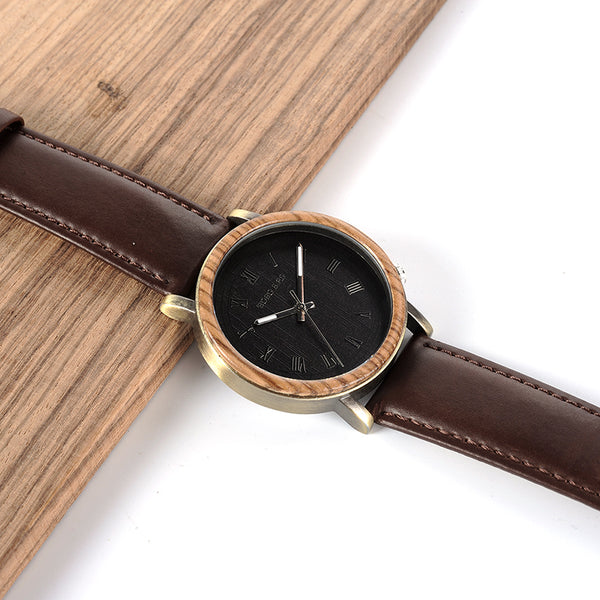 Wooden Metal Watch for Men Special Design