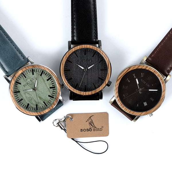 Wooden Metal Watch for Men Special Design