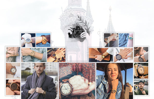 Wooden Metal Watch for Men Special Design