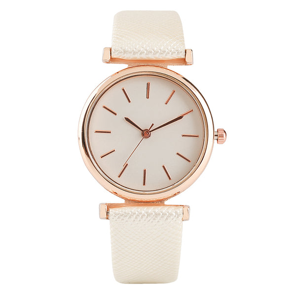 Ladies Women Watch  Rose Golden Clock