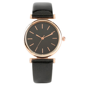 Ladies Women Watch  Rose Golden Clock