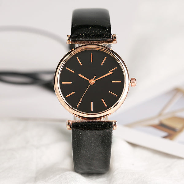 Ladies Women Watch  Rose Golden Clock