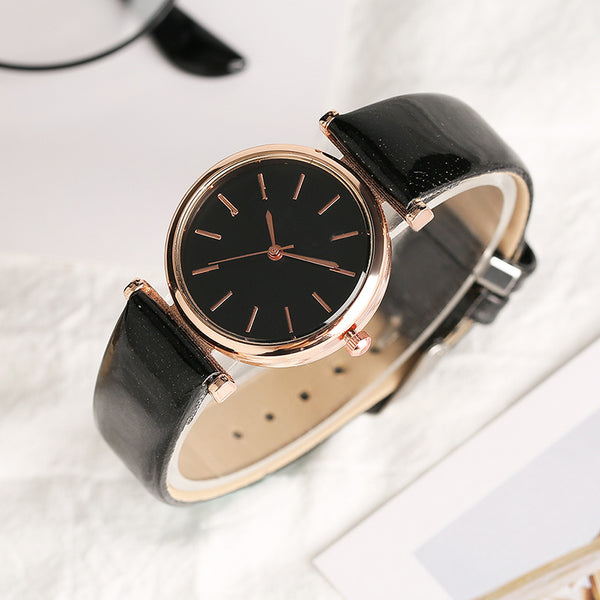 Ladies Women Watch  Rose Golden Clock